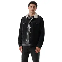 LEVIS - Casaca Hombre Shacket Sherpa Negro