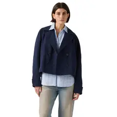 LEVIS - Casaca Mujer Bree Crop Swing Trench Azul