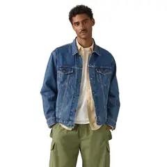 LEVIS - Casaca Hombre Relaxed Fit Trucker Azul