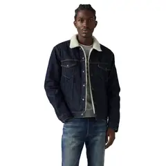 LEVIS - Casaca Hombre Type 3 Sherpa Trucker Azul