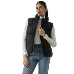 LEVIS - Casaca Mujer Western Puffer Vest Negro