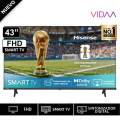 HISENSE - Televisor 43" FHD Smart TV 43A4NV Modelo 2025