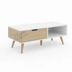 DIBA MUEBLES - Mesa de Centro Justy Blanco