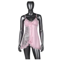 GENERICO - BABYDOLL LENCERIA DE ENCAJE SEXY PIJAMA TALLA M