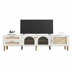 DIBA MUEBLES - Mesa de Tv Moderna Salome Blanco