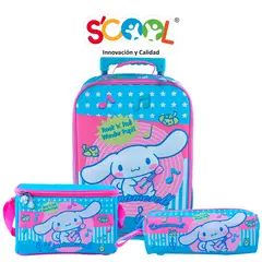 SCOOL - SET MALETA ESCOLAR CINNAMOROLL