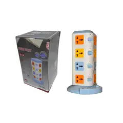 GENERICO - Torre Multifuncional 16 Conexiones extension con 3 Puertos USB