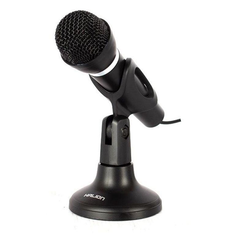 MICROFONO PEDESTAL PARA COMPUTADORAS TM-08 BLACK