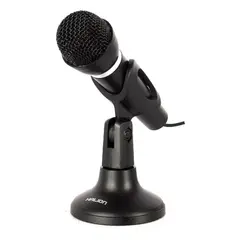 HALION - MICROFONO PEDESTAL PARA COMPUTADORAS TM-08 BLACK