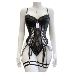 GENERICO - BODY DE ENCAJE SEXY LENCERIA