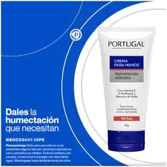 GENERICO - Crema para Manos Portugal Humectación Intensiva para Piel Seca 80g
