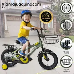 PHILIPS - Bicicleta Deportiva Aro 12 «PHINES II» para Niños Green