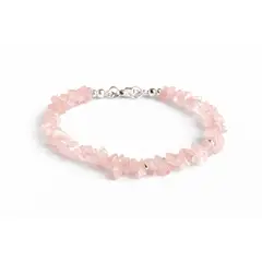 GENERICO - Pulsera de Cuarzo Rosa