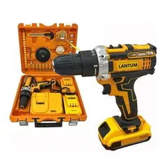 GENERICO - Set Taladro Atornillador 3en1 doble Bateria