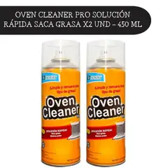 SCHUBERT - SOLUCIÓN RÁPIDA SACA GRASA X2 UND 450ML - OVEN CLEANER PRO