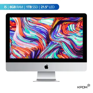 APPLE - Computadora iMac 2017 i5 8GB 1TB 21.5" Seminuevo Plateado Grado B