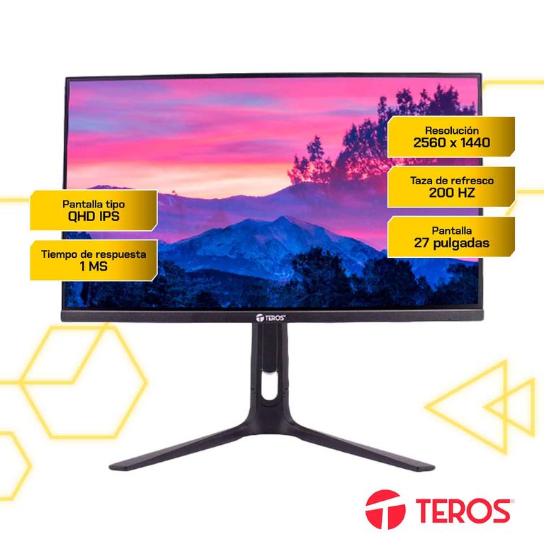 Monitor Gaming TE-2754G 27 QHD IPS 200Hz 1ms