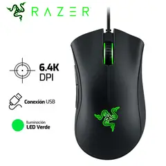 RAZER - Mouse Deathadder Essential Negro 6400 DPI