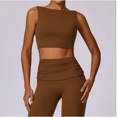 TIOZONEY - Peto deportivo Mujer-Café