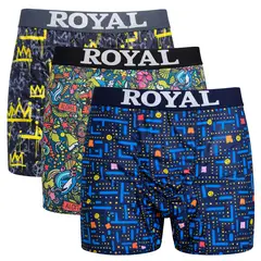 GENERICO - Pack x3 Bóxer Para Hombre Algodón Peinado Diseño Con Recubrimiento