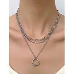 TIOZONEY - Collar De Plata Mujer