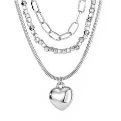 TIOZONEY - Collar De Plata Mujer