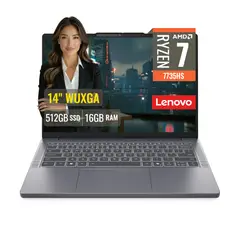 LENOVO - Laptop Slim 3 14ARP10 AMD Ryzen 7 7735HS 16GB RAM 512GB SSD M2 14" WUXGA FreeDos