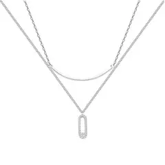 TIOZONEY - Collar de mujer con forma de arco