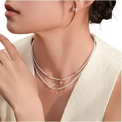 TIOZONEY - Dos collares de perlas para señoras