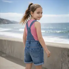 GENERICO - Overall Denim Niña Angela Kids