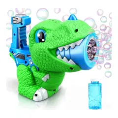GENERICO - Pistola De Burbujas Dinosaurio Con Luces Y Sonido Para Niños