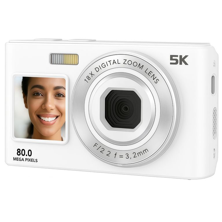 Cámara C6-S 5K 80MP con 64GB Incluido ¡Enfoque Automático Zoom 18X y Más