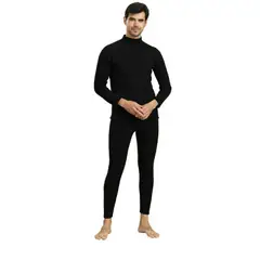 GENERICO - Conjunto Calentador para Hombre cuello alto cafarena