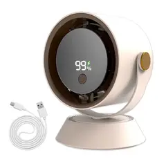 GENERICO - Ventilador Silencioso Recargable de 4 Velocidades