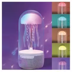 GENERICO - LÁMPARA LED PARLANTE MEDUSA MULTICOLOR