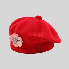 KAST PE - Boina Francesa Emily Bebes Niñas Rojo