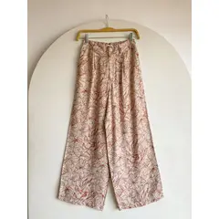 MOSH - Pantalon palazzo flores vino