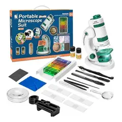 GENERICO - Juguete Set Laboratorio Microscopio Con Luz Led´Zom 180x