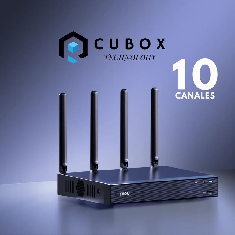 NVR Inalámbrico para Cámaras de Seguridad 10 canales