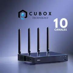 IMOU - NVR Inalámbrico para Cámaras de Seguridad 10 canales