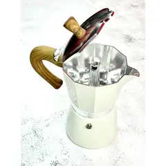 IRIS - Cafetera Moka blanco 300ml