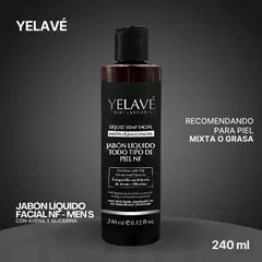 GENERICO - JABÓN LÍQUIDO TODO TIPO DE PIEL NF MENS 240ML YELAVÉ