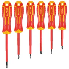 TOTAL - Desarmadores dieléctricos 1000V industriales juego de 6 THTIS566