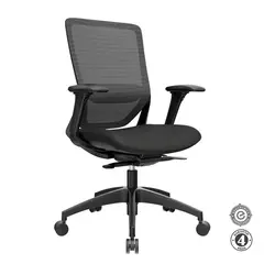 ALTHEA CONFORT - Silla Ergonómica Loop Gerente 4D Nylon Negro