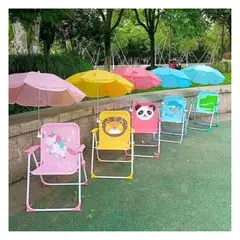 GENERICO - SILLA PLAYERA DE NIÑOS CON SOMBRILLA