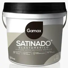 GENERICO - LATEX GAMAX SATINADO ELASTOMERICO GRIS CLASICO X 1 GL