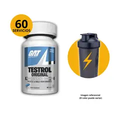 GAT - TESTROL ORIGINAL 60 TABLETAS + SHAKER - SPORT