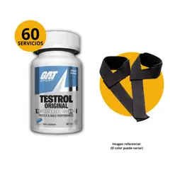 GAT - TESTROL ORIGINAL 60 TABLETAS + STRAPS - SPORT