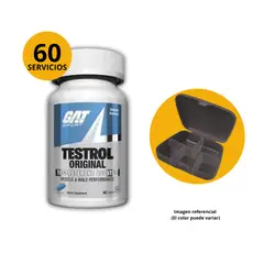 GAT - TESTROL ORIGINAL 60 TABLETAS + PASTILLERO - SPORT