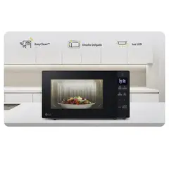 LG - Horno Microondas Negro 20L MS2032GAS